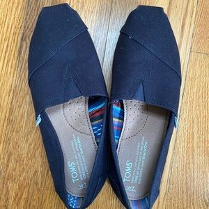 Tom’s alpargata canvas slides blank sz 7